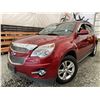 Image 1 : 119 -- 2015 CHEVY EQUINOX, RED, 193926 KMS, ALL WHEEL DRIVE