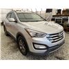 Image 4 : 129 -- 2013 HYUNDAI SANTA FE, GREY, 244009 KMS, FRONT WHEEL DRIVE