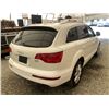 Image 15 : 130 -- 2007 AUDI Q7, WHITE, 159657 KMS, ALL WHEEL DRIVE
