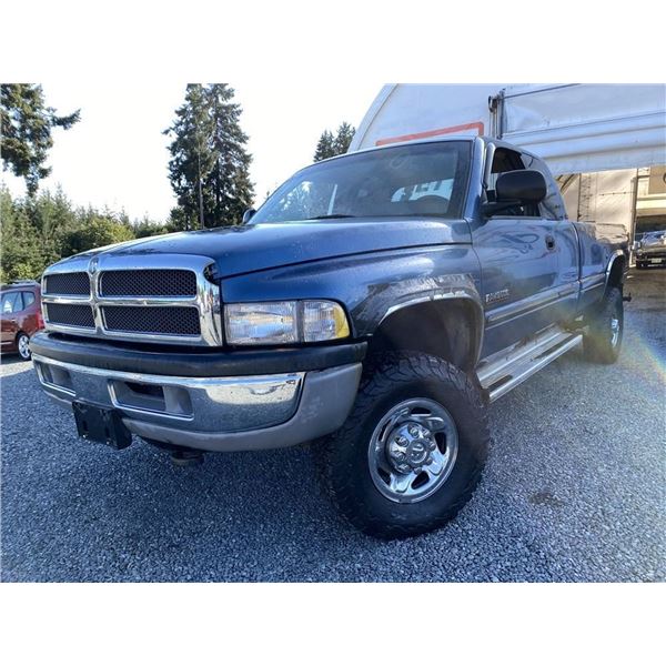 153 -- 2002 DODGE RAM 2500, BLUE, 394643 TMU KMS, 4X4