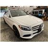 Image 9 : 0H -- 2016 MERCEDES C300 4MATIC, WHITE, 168756 KMS TMU, ALL WHEEL DRIVE