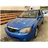 Image 3 : 15 -- 2006 KIA SPECTRA, BLUE, 180331 KMS, FRONT WHEEL DRIVE