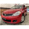 Image 1 : 14 -- 2012 NISSAN VERSA, RED, 136948 KMS, FRONT WHEEL DRIVE