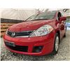 Image 2 : 14 -- 2012 NISSAN VERSA, RED, 136948 KMS, FRONT WHEEL DRIVE