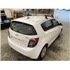 Image 16 : 2 -- 2014 CHEVROLET SONIC, WHITE, 267604 KMS, FRONT WHEEL DRIVE "NO RESERVE"