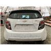 Image 17 : 2 -- 2014 CHEVROLET SONIC, WHITE, 267604 KMS, FRONT WHEEL DRIVE "NO RESERVE"