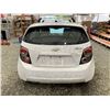 Image 18 : 2 -- 2014 CHEVROLET SONIC, WHITE, 267604 KMS, FRONT WHEEL DRIVE "NO RESERVE"