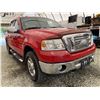 Image 8 : 151 -- 2008 FORD F150, RED, 133822 KMS, 4X4