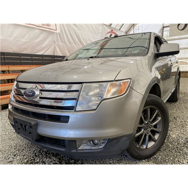 117 -- 2008 FORD EDGE SEL, GREY, 267313 KMS, ALL WHEEL DRIVE