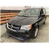 Image 3 : 204 -- 2014 DODGE GRAND CARAVAN, BLACK, 151523 KMS, FRONT WHEEL DRIVE