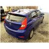 Image 16 : 24 -- 2012 HYUNDAI ACCENT GLS, BLUE, 183330 KMS, FRONT WHEEL DRIVE "NO RESERVE!!"