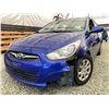 Image 1 : 24 -- 2012 HYUNDAI ACCENT GLS, BLUE, 183330 KMS, FRONT WHEEL DRIVE "NO RESERVE!!"