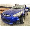 Image 2 : 24 -- 2012 HYUNDAI ACCENT GLS, BLUE, 183330 KMS, FRONT WHEEL DRIVE "NO RESERVE!!"