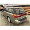 Image 21 : 22 -- 2001 SUBARU LEGACY, GOLD, 213727 KMS, ALL WHEEL DRIVE