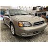 Image 8 : 22 -- 2001 SUBARU LEGACY, GOLD, 213727 KMS, ALL WHEEL DRIVE