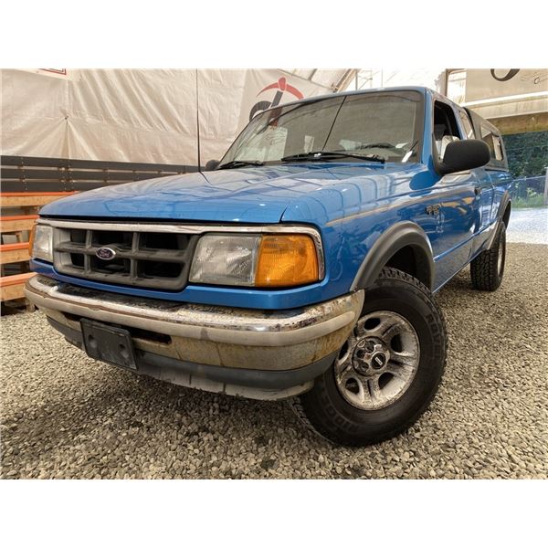 161 -- 1994 FORD RANGER, BLUE, 477146 KMS, 4X4