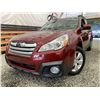 Image 1 : 125 -- 2013 SUBARU OUTBACK, RED, 162233 KMS, ALL WHEEL DRIVE