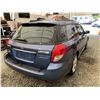 Image 15 : 27 -- 2008 SUBARU LEGACY, BLUE, 270615 KMS, ALL WHEEL DRIVE