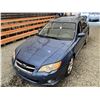 Image 4 : 27 -- 2008 SUBARU LEGACY, BLUE, 270615 KMS, ALL WHEEL DRIVE