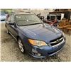 Image 9 : 27 -- 2008 SUBARU LEGACY, BLUE, 270615 KMS, ALL WHEEL DRIVE