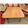 Image 2 : 602 -- PINE TABLE WITH 6 CHAIRS AND 2 LEAVES
