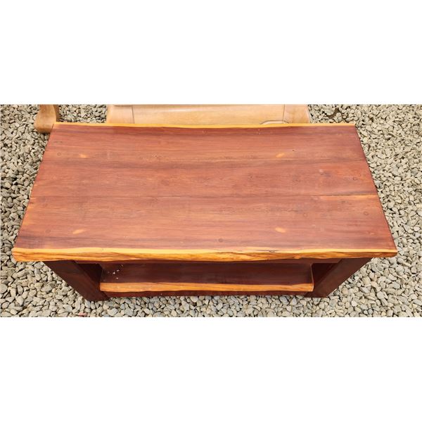 603 -- LIVE EDGE COFFEE TABLE
