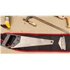 Image 8 : 606 -- RYOBI DRILL/DRIVER & IMPACT DRIVER KIT, VARIETY OF WOOD SAWS, DIAL CALIPER AND MORE ASSORTED 