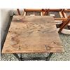 Image 2 : 610 -- METAL WORKBENCH WITH WOOD TOP
