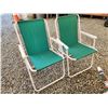 Image 1 : 613 -- COLLAPSIBLE LAWN CHAIRS AND LOUNGE CHAIR
