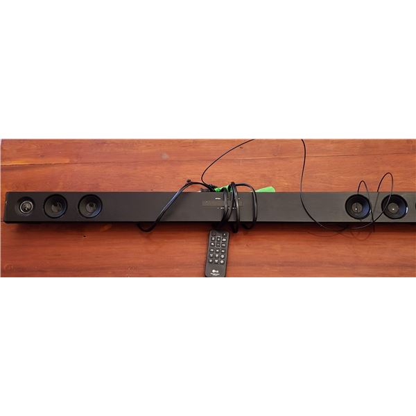 615 -- LG WIRELESS SOUND BAR WITH REMOTE AND LG WIRELESS ACTIVE SUBWOOFER