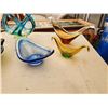 Image 2 : 630 -- LARGE LOT OF VINTAGE CHALET GLASS, ASHTRAYS, CENTERPEICES, AND MORE