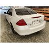 Image 42 : 29 -- 2007 HONDA ACCORD, WHITE, 314468 KMS, FRONT WHEEL DRIVE