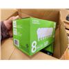 Image 3 : 642 -- 5 FOLD UP FOOT STOOLS AND BOX OF ASSORTED LIGHT BULBS