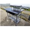 Image 2 : 644 -- TWO TIERED BLACK DESK