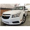 Image 1 : 22 -- 2014 CHEVROLET CRUZE LT, WHITE, 152788 KMS TMU, FRONT WHEEL DRIVE