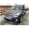 Image 3 : 111 -- 2017 FORD ESCAPE TITANIUM, BLACK, 182559 KMS, ALL WHEEL DRIVE
