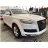 Image 8 : 130 -- 2007 AUDI Q7, WHITE, 159657 KMS, ALL WHEEL DRIVE