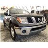 Image 8 : 159 -- 2007 NISSAN FRONTIER, BLACK, 311614 KMS, 4X4
