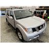 Image 10 : 112 -- 2006 NISSAN PATHFINDER, SILVER, 233135 KMS, 4X4