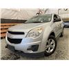 Image 1 : 103 -- 2011 CHEVROLET EQUINOX LS, SILVER, 171629 KMS, FRONT WHEEL DRIVE