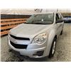 Image 3 : 103 -- 2011 CHEVROLET EQUINOX LS, SILVER, 171629 KMS, FRONT WHEEL DRIVE