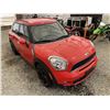 Image 10 : 7 -- 2012 MINI COUNTRY MAN, RED, 216159 KMS, ALL WHEEL DRIVE
