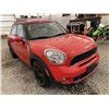 Image 9 : 7 -- 2012 MINI COUNTRY MAN, RED, 216159 KMS, ALL WHEEL DRIVE