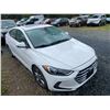 Image 10 : 0C -- 2017 HYUNDAI ELANTRA, WHITE, 159362 KMS, FRONT WHEEL DRIVE "NO RESERVE" "REPO UNIT"