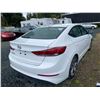 Image 13 : 0C -- 2017 HYUNDAI ELANTRA, WHITE, 159362 KMS, FRONT WHEEL DRIVE "NO RESERVE" "REPO UNIT"