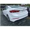 Image 18 : 0C -- 2017 HYUNDAI ELANTRA, WHITE, 159362 KMS, FRONT WHEEL DRIVE "NO RESERVE" "REPO UNIT"