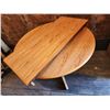 Image 3 : 408 -- PINE TABLE WITH FOUR CHAIRS AND EXTRA TABLE LEAF