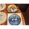 Image 10 : 411 -- COLLECTABLE PLATE ART(1980'S) , EXTRA PLATE HANGERS AND FRAMES