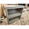 Image 2 : 437 -- TWO STACKABLE METAL CABINETS WITH GLASS DISPLAY