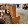 Image 3 : 438 -- WOOD DESK WITH DETATCHABLE ORGANIZER